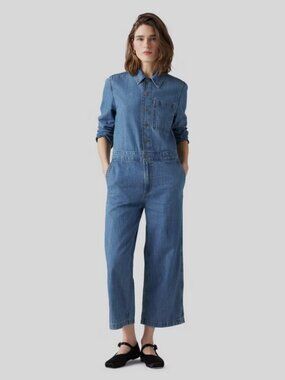 Levi's Women's Long Sleeve Heritage Jumpsuit - Playdate XS